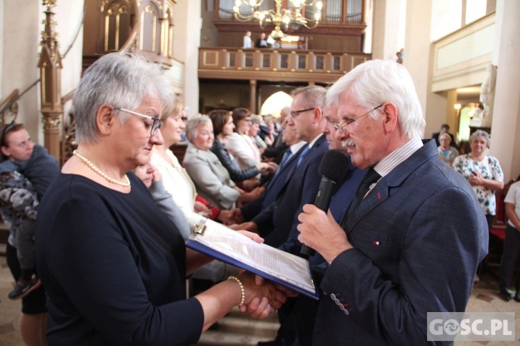 Odnowienie przysięgi małżeńskiej w parafii pw. Podwyższenia Krzyża Świętego w Sulechowie