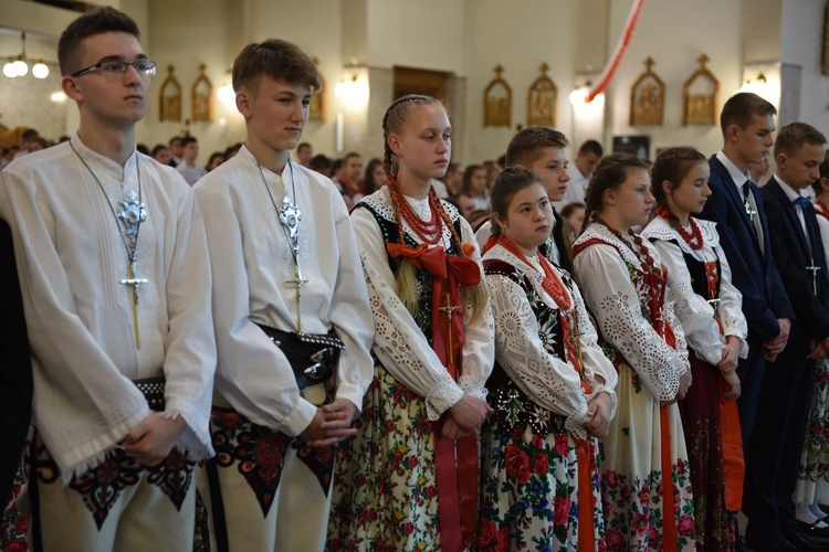 Bierzmowanie w Ochotnicy Górnej