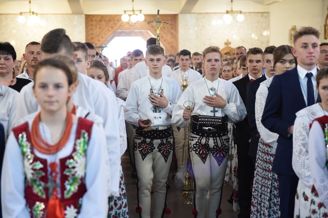 Bierzmowanie w Ochotnicy Górnej