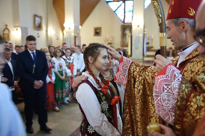 Bierzmowanie w Ochotnicy Górnej