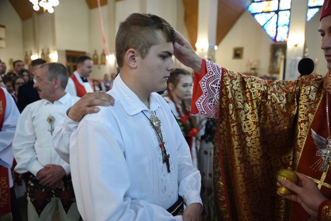 Bierzmowanie w Ochotnicy Górnej