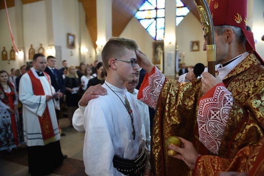Bierzmowanie w Ochotnicy Górnej