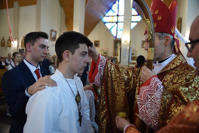 Bierzmowanie w Ochotnicy Górnej