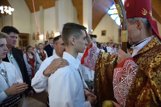 Bierzmowanie w Ochotnicy Górnej