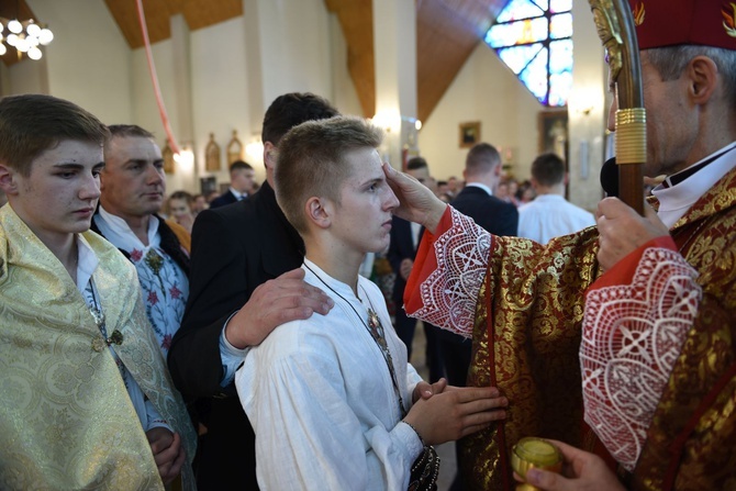 Bierzmowanie w Ochotnicy Górnej