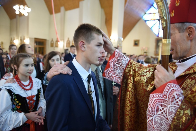 Bierzmowanie w Ochotnicy Górnej