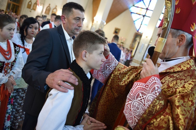 Bierzmowanie w Ochotnicy Górnej