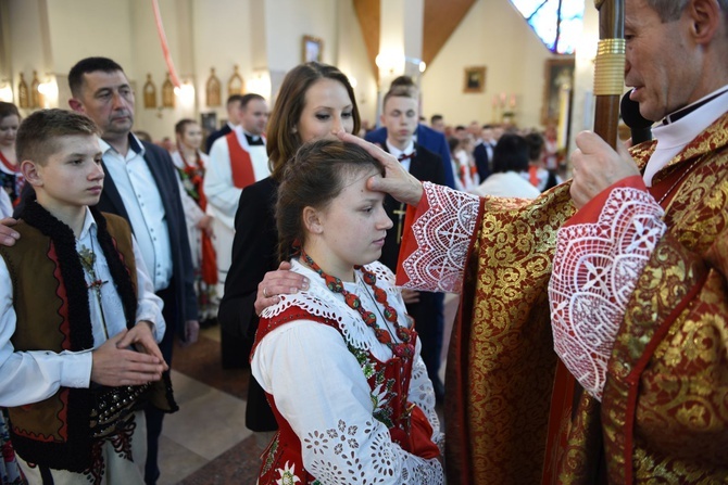 Bierzmowanie w Ochotnicy Górnej