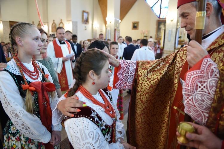 Bierzmowanie w Ochotnicy Górnej