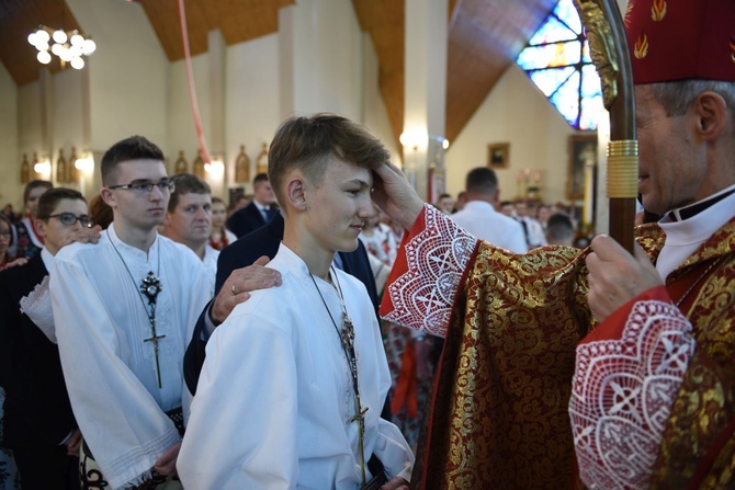 Bierzmowanie w Ochotnicy Górnej