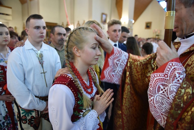 Bierzmowanie w Ochotnicy Górnej