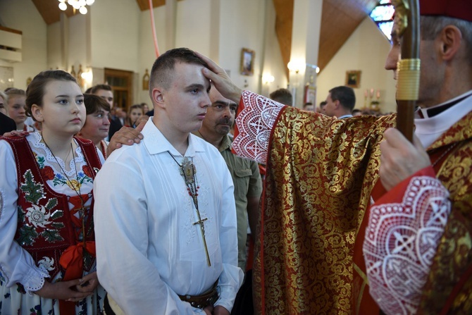 Bierzmowanie w Ochotnicy Górnej