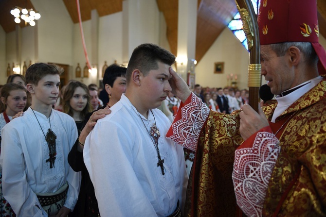 Bierzmowanie w Ochotnicy Górnej