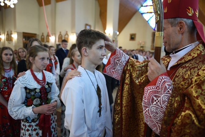 Bierzmowanie w Ochotnicy Górnej