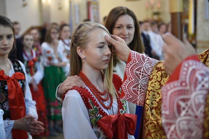 Bierzmowanie w Ochotnicy Górnej