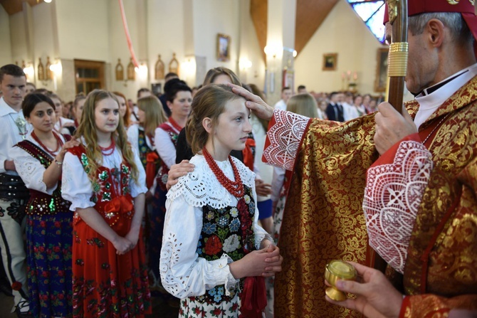 Bierzmowanie w Ochotnicy Górnej