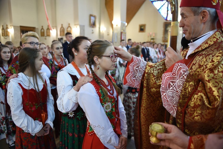 Bierzmowanie w Ochotnicy Górnej