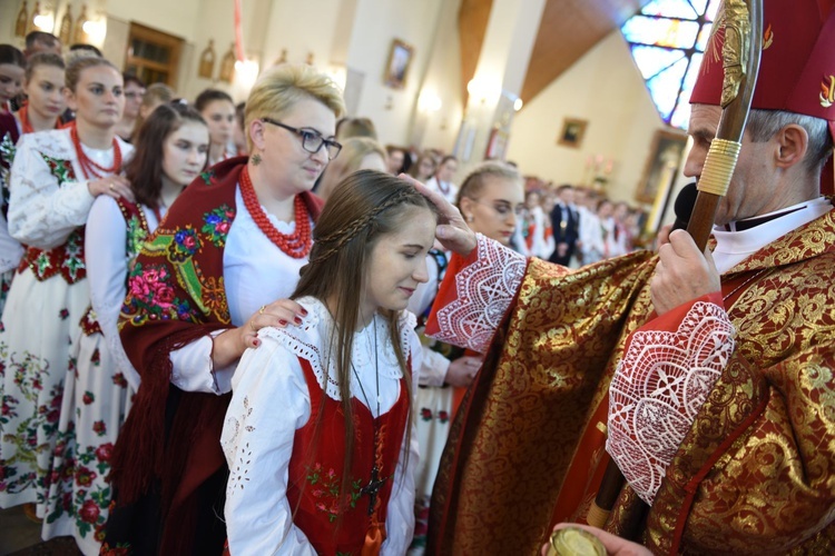 Bierzmowanie w Ochotnicy Górnej