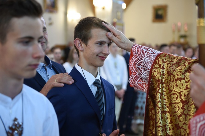 Bierzmowanie w Ochotnicy Górnej