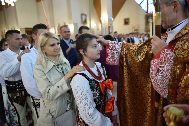 Bierzmowanie w Ochotnicy Górnej