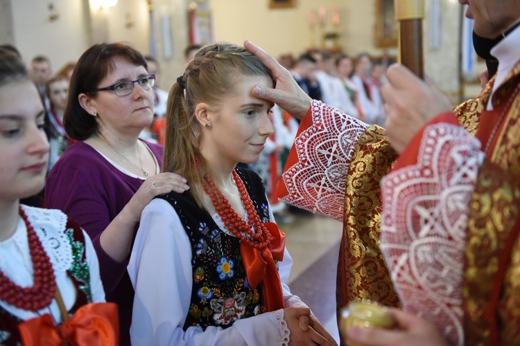 Bierzmowanie w Ochotnicy Górnej