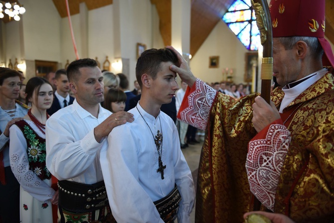 Bierzmowanie w Ochotnicy Górnej