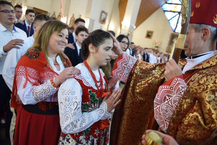 Bierzmowanie w Ochotnicy Górnej