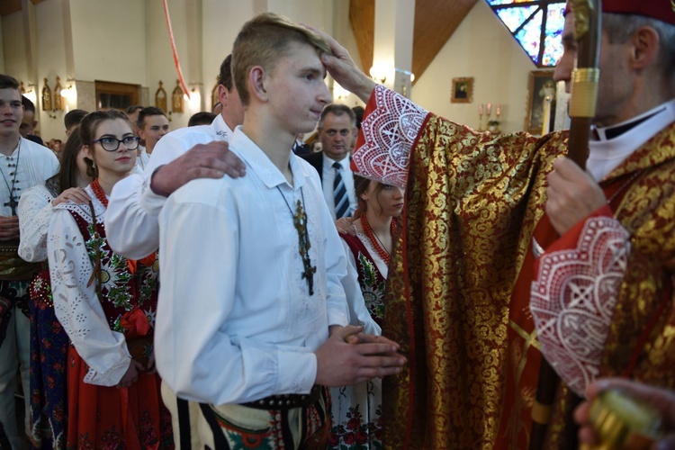 Bierzmowanie w Ochotnicy Górnej