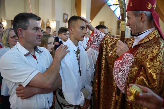 Bierzmowanie w Ochotnicy Górnej