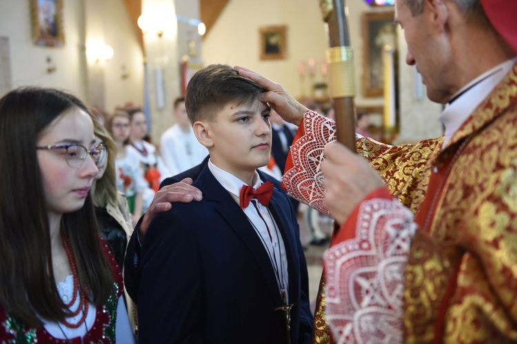 Bierzmowanie w Ochotnicy Górnej