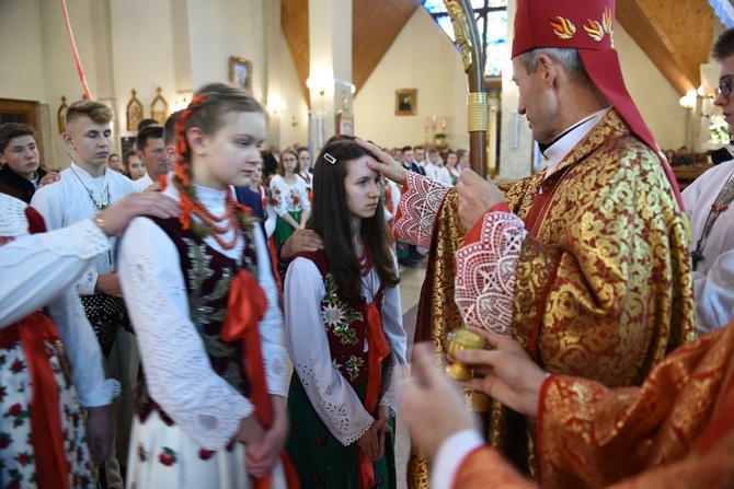 Bierzmowanie w Ochotnicy Górnej