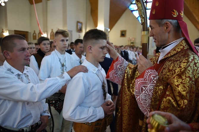 Bierzmowanie w Ochotnicy Górnej