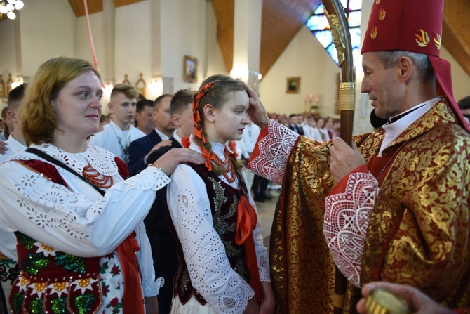 Bierzmowanie w Ochotnicy Górnej