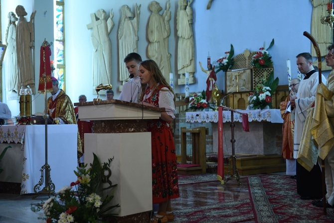 Bierzmowanie w Ochotnicy Górnej