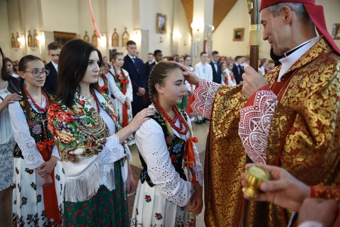 Bierzmowanie w Ochotnicy Górnej