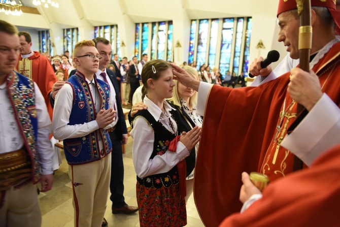 Bierzmowanie w Krościenku