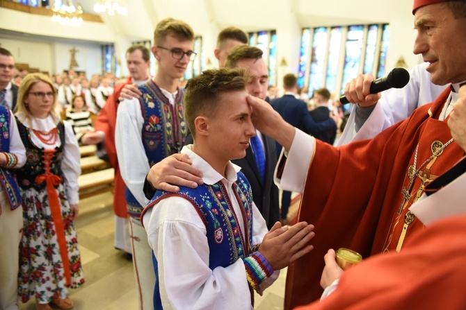 Bierzmowanie w Krościenku