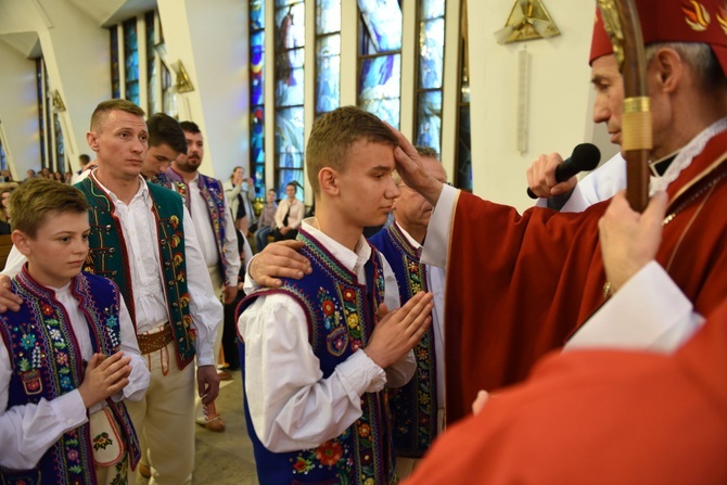 Bierzmowanie w Krościenku