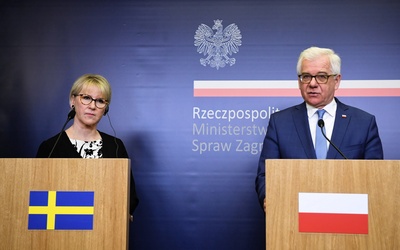 Szefowie MSZ Polski i Szwecji: Zełenski kontynuuje politykę prozachodnią