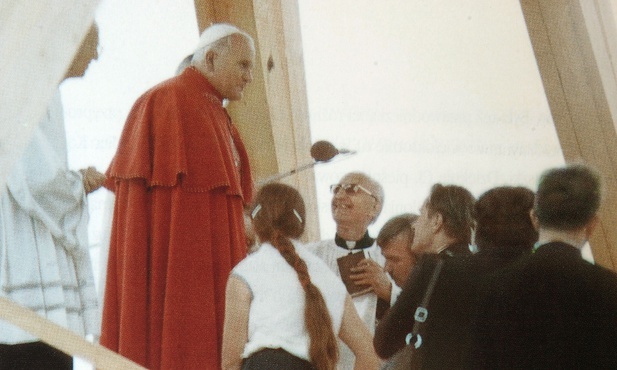 Jan Paweł II i ks. Franciszek Blachnicki w Nowym Targu