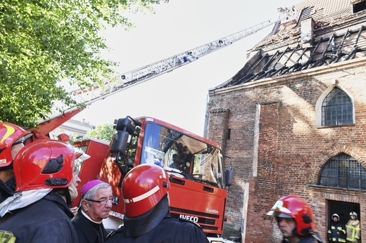 Strażacy uratowali kościół świętych Piotra i Pawła w Gdańsku