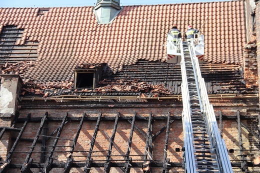 Strażacy uratowali kościół świętych Piotra i Pawła w Gdańsku