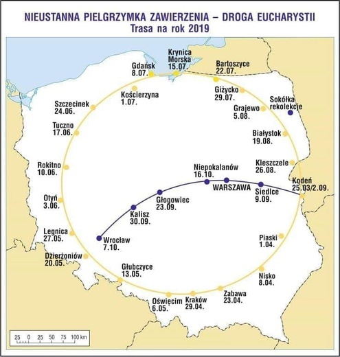 Idą z Maryją w plecaku