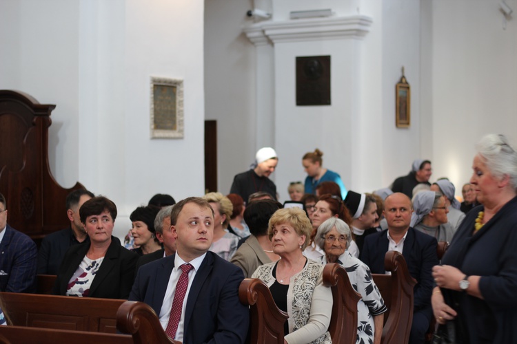 Dziękczyniene za ukończone prace przy kosciele w Rawie Maz.