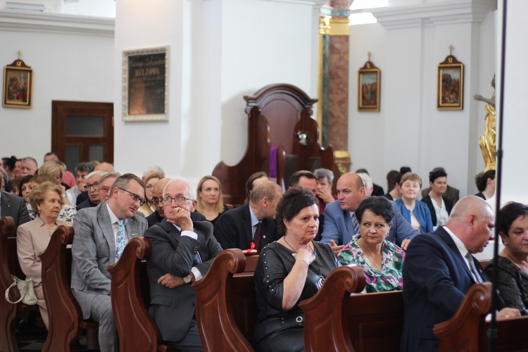 Dziękczyniene za ukończone prace przy kosciele w Rawie Maz.