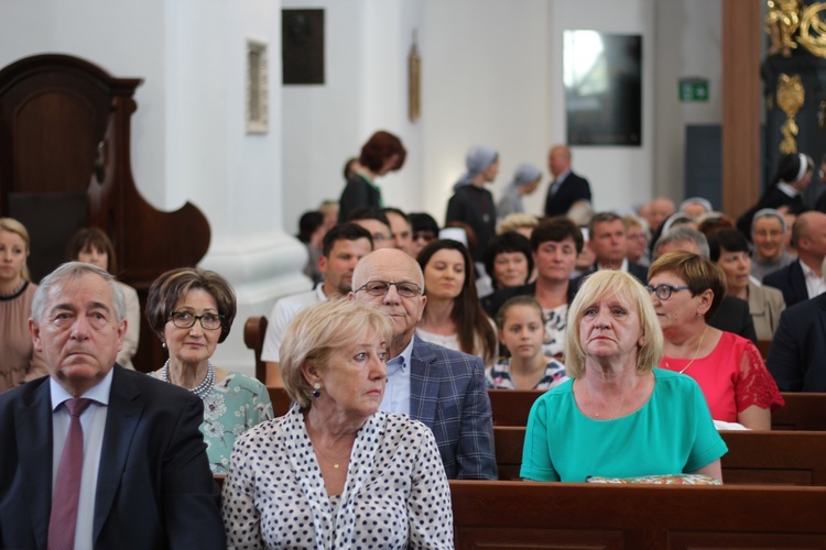 Dziękczyniene za ukończone prace przy kosciele w Rawie Maz.