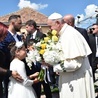 Papież Franciszek w Rumunii.