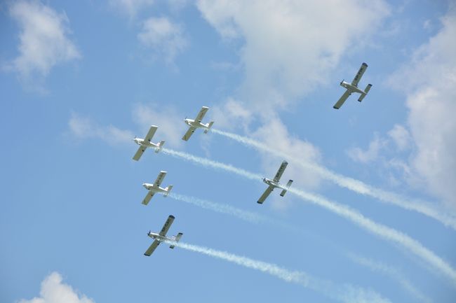 Pokazy lotnicze w Turbi