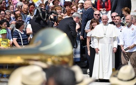 Franciszek podczas audiencji generalnej