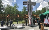 Poświęcenie pomnika pomordowanych żołnierzy "Bartka" w Starym Grodkowie
